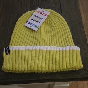 Crayola x Kohl's Adult Lime Green Beanie, NWT.
